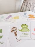 Load image into Gallery viewer, Dinosaur Flashcards