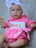 Load image into Gallery viewer, Fall Thanksgiving& Halloween "GOBBLE" Smock Embroidery Baby Girl Romper