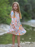 Load image into Gallery viewer, Fall Thanksgiving Pumpkin Leaf Print Dress