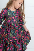 Load image into Gallery viewer, Emma Dark Floral Dress
