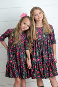 Load image into Gallery viewer, Emma Dark Floral Dress