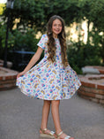 Load image into Gallery viewer, Girl Back To School Twirl Dress