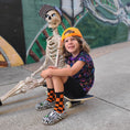 Load image into Gallery viewer, Orange and Black Check