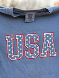Load image into Gallery viewer, Unisex Adult USA Stars on Comfort Colors Tee