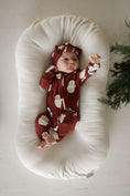 Load image into Gallery viewer, Bamboo Zip Pajamas | Vintage Santa