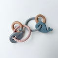 Load image into Gallery viewer, Whale Silicone & Beechwood Teether