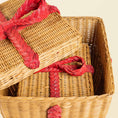 Load image into Gallery viewer, Rattan Storage Gift Boxes - Set of 2