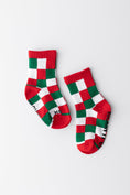 Load image into Gallery viewer, Red + Green Checker