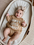 Load image into Gallery viewer, Mama's Little Turkey Sweatshirt Romper - more colors