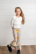 Load image into Gallery viewer, Flower Double Ruffle Jeans