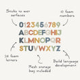 Load image into Gallery viewer, Letters & Numbers Bath Play Set