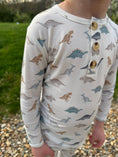 Load image into Gallery viewer, Snugglesaurus 2pc Henley Bamboo Pajamas - Sizes Newborn & Up!