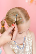 Load image into Gallery viewer, Orange, Black and White Hair Glitter