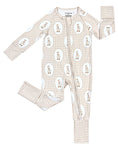 Load image into Gallery viewer, Bamboo Zip Romper | Gingham & Goose