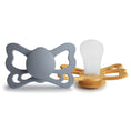 Load image into Gallery viewer, FRIGG Butterfly Anatomical Silicone Pacifier 2-Pack (6-18 Months)