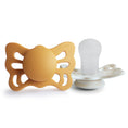 Load image into Gallery viewer, FRIGG Butterfly Anatomical Silicone Pacifier 2-Pack (0-6 Months)