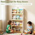 Load image into Gallery viewer, House-Shaped Kids Bookshelf with Anti-falling Baffles-White