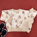 Load image into Gallery viewer, Teddy Bear Hearts Crewneck Sweatshirt