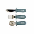 Load image into Gallery viewer, Silicone & Stainless Steel Toddler Utensil Set