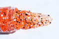 Load image into Gallery viewer, Orange, Black and White Hair Glitter