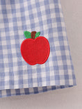 Load image into Gallery viewer, Boys Back to School Pencil Apple Applique Plaid Shorts Set