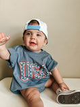Load image into Gallery viewer, USA Stars T-Shirt Romper
