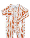 Load image into Gallery viewer, Bamboo Zip Romper | Boho Daisy