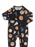 Load image into Gallery viewer, Bamboo Zip Romper | Rad Vibes