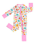 Load image into Gallery viewer, Bamboo Zip Romper | Breakfast Whimsy