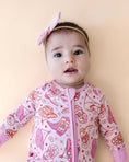 Load image into Gallery viewer, Bamboo Zip Romper | Cowgirl
