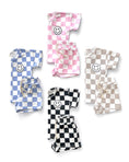 Load image into Gallery viewer, Checkered Shorts Set | Latte