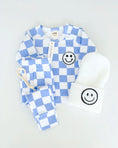 Load image into Gallery viewer, Checkered Smiley Lounge Set | Blue
