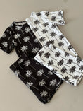 Load image into Gallery viewer, Bamboo Shorts Set | Palm Style Black
