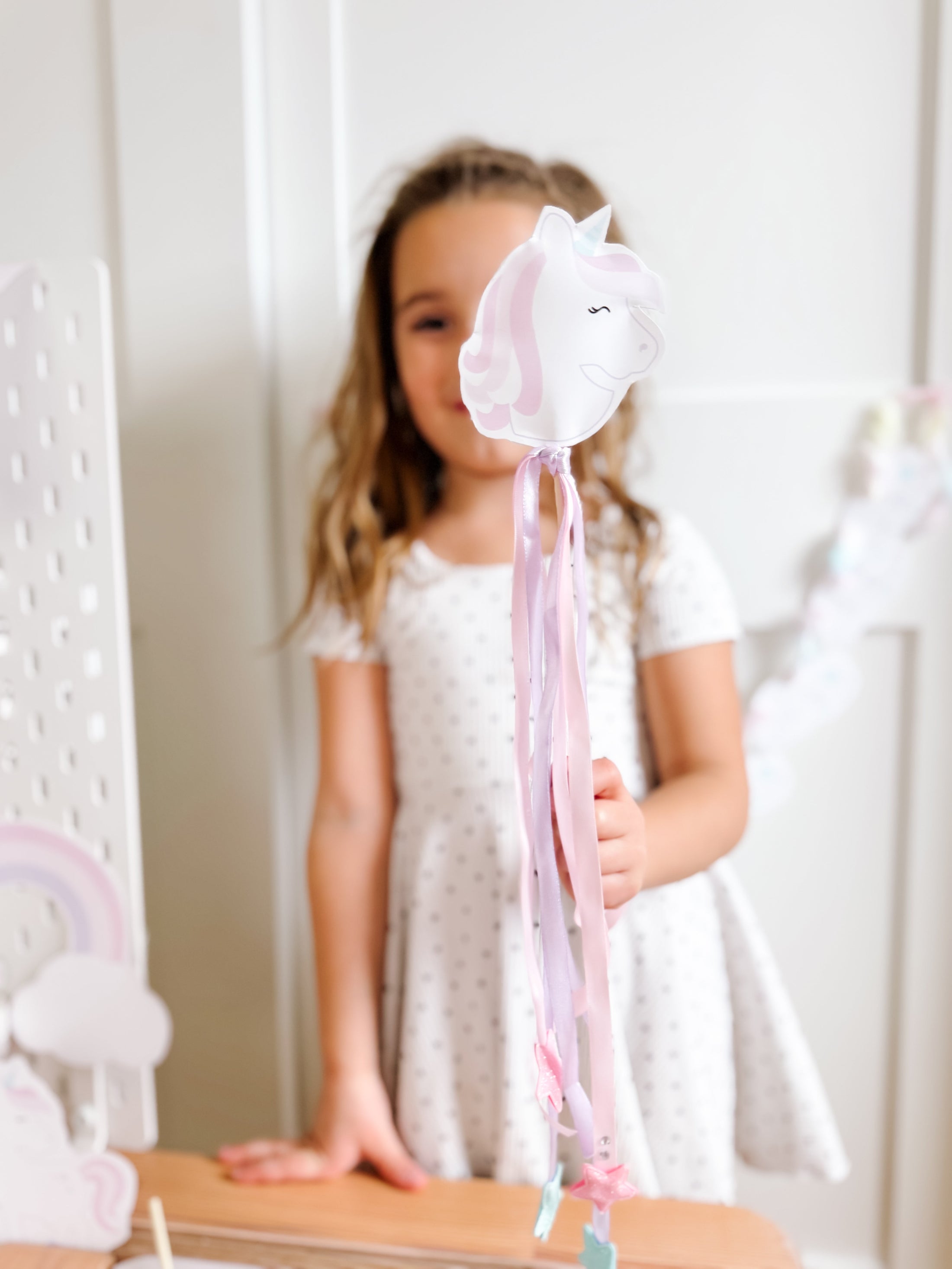 Unicorn Sensory & Dramatic Play Setup