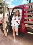 Load image into Gallery viewer, Mommy & Me Winter Girls Bow Sequins Pullover Sweater