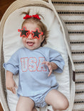 Load image into Gallery viewer, USA Daisy Oversized T-Shirt Romper