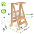 Load image into Gallery viewer, Adjustable Foldable Kitchen Tower