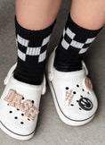 Load image into Gallery viewer, Beige Checker Letter Charm