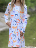 Load image into Gallery viewer, Halloween Bow Spring and Summer Girls Dress