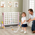 Load image into Gallery viewer, Jumbo 4-to-Score Game with Ring-toss and Basketball Hoop