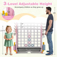 Load image into Gallery viewer, Jumbo 4-to-Score Game with Ring-toss and Basketball Hoop