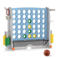 Load image into Gallery viewer, Jumbo 4-to-Score Game with Ring-toss and Basketball Hoop