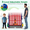 Load image into Gallery viewer, Jumbo 4-to-Score Game with Ring-toss and Basketball Hoop