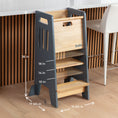 Load image into Gallery viewer, Standing Toddler Tower with Sliding Safety Door