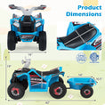 Load image into Gallery viewer, 6V Kids Electric ATV Quad Car with Detachable Trailer