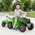 Load image into Gallery viewer, 6V Kids Electric ATV Quad Car with Detachable Trailer