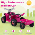 Load image into Gallery viewer, 6V Kids Electric ATV Quad Car with Detachable Trailer