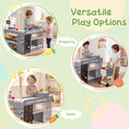 Load image into Gallery viewer, Kids Grocery Store Playset Wooden Pretend Play Supermarket with Shopping Cart