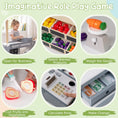 Load image into Gallery viewer, Kids Grocery Store Playset Wooden Pretend Play Supermarket with Shopping Cart