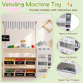 Load image into Gallery viewer, Kids Grocery Store Playset Wooden Pretend Play Supermarket with Shopping Cart